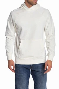 Slate and Stone Men's Solid Knit Hoodie Sweatshirt White Size Large NWT - Picture 1 of 4