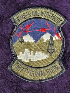 Vintage Original 1987th Communications Squadron (BDU Patch) - Picture 1 of 2