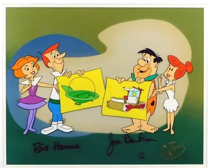 Flintstones and Jetsons Cel Signed Hanna-Barbera Limited Edition - Bild 1 von 6