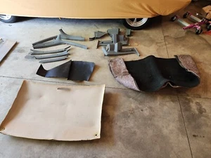 78-87 El Camino Interior Trim LOT OEM GM Gray Panels and Reqr Carpet Headliner - Picture 1 of 6