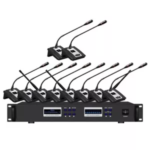 Digital Discussion Wireless Conference Room Microphone System 10 Delegate mics - Picture 1 of 8