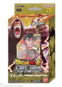 Dragon Ball Super Card Game: Zenkai Starter Deck 20 Yellow Transformation [DBS-S