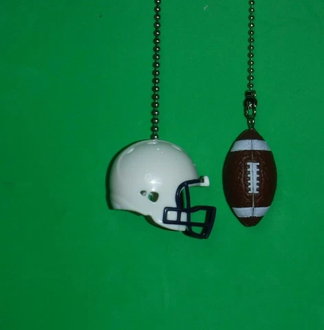 PENN STATE NITTANY LIONS  CEILING FAN PULL CHAIN SET HELMET AND FOOTBALL Cover