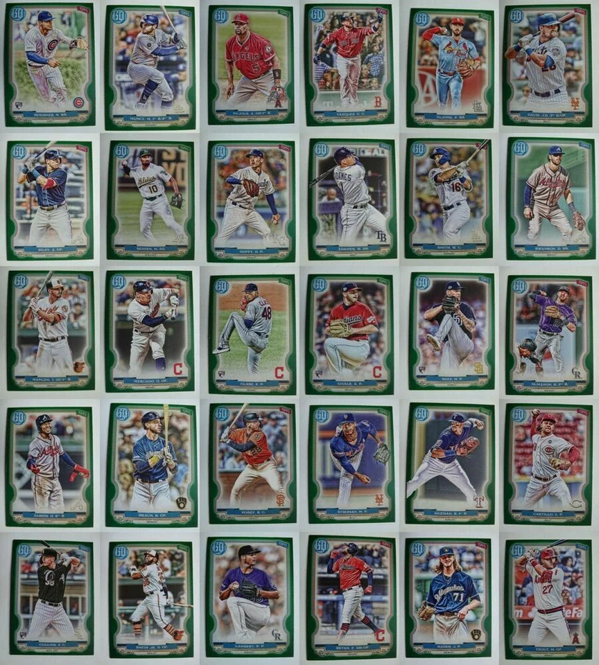 2020 Topps Gypsy Queen Green Parallel, You pick from List 1-300 - Image 1 of 1