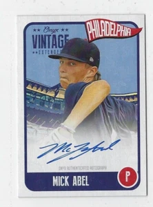 2020 Onyx Mick Abel Auto blaue Tinte Autogramm - Bild 1 von 2
