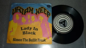 7"- Uriah Heep - Lady In Black 1st Press Vertigo Swirl - Imagen 1 de 7