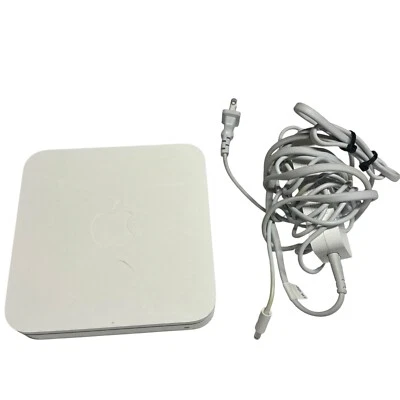 Apple Airport Extreme 802.11n Wi-Fi Wireless Base Station Mac A1143 - Image 1 of 4