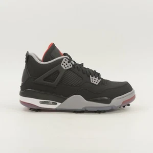Nike Air Jordan 4 Retro Golf IV 'Black - Red' CU9981-002 size 8 - Picture 1 of 9