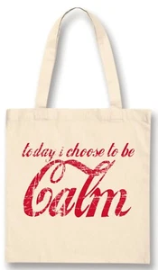 BOLSO TOTE TO BE CALM DE LONA - Imagen 1 de 1