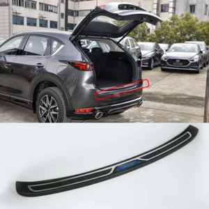 For Mazda CX-5 2017-2021 Black Car Rear Bumper Protector Plate Cover Trim Guard - Picture 1 of 3