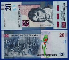 Guatemala 20 Quetzales  (2021) P-New Commemorative UNC Note-200 yrs Independence
