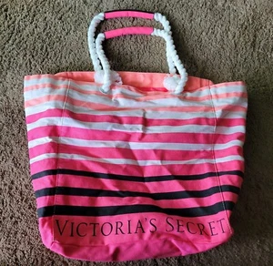 Victoria's Secret Striped Tote Bag - Picture 1 of 4
