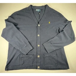 Polo Ralph Lauren Cardigan Men's XXL 2XL Sweater Knit Cotton Button - Imagen 1 de 6