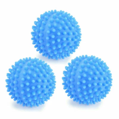 3 Laundry Dryer Balls Balls Reusable Eco-Friendly Fabric Softener USA SHIPPER