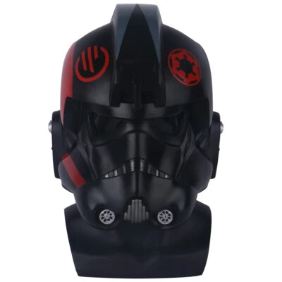 Star Wars Battlefront Inferno Squad Command Helmet Full Head Mask Hard PVC Prop - Image 1 of 4