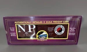 MTH Railking 20-90007c  O Gauge 40’ Modern Boxcar Northern Pacific LNIB - Picture 1 of 17