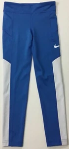 NIKE Trophy Big Kids Girls 22” Inseam Training Tights CI9940 Blue 402 Size S - Picture 1 of 4