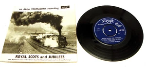 Argo British Railways Trains 45 Recording Transacord Royal Scots Jubilees - Foto 1 di 2