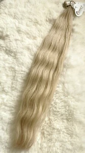 ✿  40  Tape Extensions  Root Luxus  europ. Schnitthaar 62 cm gewellt  103 g - Bild 1 von 4
