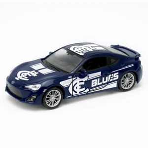 AFL CARLTON BLUES 2023 TOYOTA SUPRA COLLECTABLE DIE-CAST MODEL CAR - Picture 1 of 1