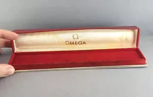 Scatola rossa vintage Omega per orologi da polso 26 mm. Ca. 1970 - Foto 1 di 10