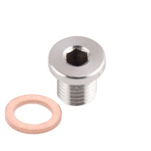 BMW STAINLESS STEEL ENGINE SUMP OIL DRAIN PLUG 8V TWINS M16 x 1.5 - Picture 1 of 2