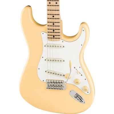 Fender Yngwie Malmsteen Stratocaster - Scalloped Maple, Vintage White - Image 1 of 4