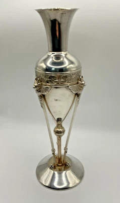 Vaso raro 1860’ GORHAM Sterling Bud estética renascimento egípcio 1235 H - Imagem 1 de 4