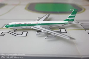 Aeroclassics Cathay Pacific Cargo Boeing 707-300F Old Color Diecast Modell 1:400 - Bild 1 von 1