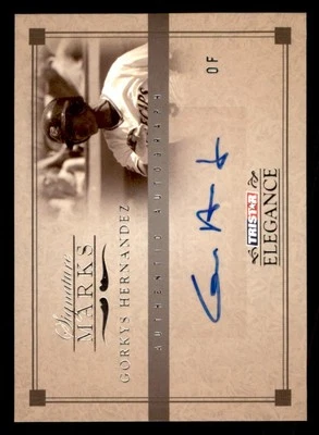 2007 TRISTAR Elegance Signature Marks #SM-GH Gorkys Herdandez Autograph *d2 - Image 1 of 2