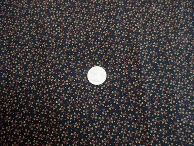 Tela de algodón Ozark Calico 3 yardas X 58", estampado marrón, NUEVO Foto 1 de 2