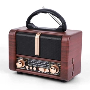 T.TAOMI Retro Portable Radio AM FM SW 3 Band,USB Charging, Shortwave Radio wi... - Picture 1 of 7