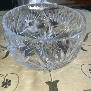 Nachtmann Vintage deutsche Bleikristall Schale geschliffenes Glas 61/4" wunderschön. - Bild 1 von 7