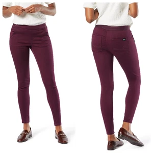 Pantaloni Levi's Signature Modern Jegging taglia 10 bordeaux pull on casual ufficio - Foto 1 di 13
