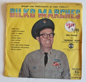 PHIL SILVERS "Bilko Marches" - 7" Single 45 - VG - 1958 - Picture 1 of 4