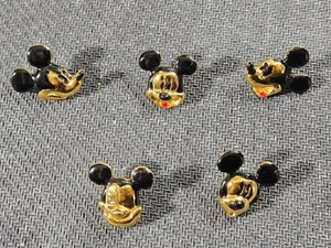 Vintage Disney Mickey Mouse - Napier Fashion Pin - Mickey Faces Set - Picture 1 of 7