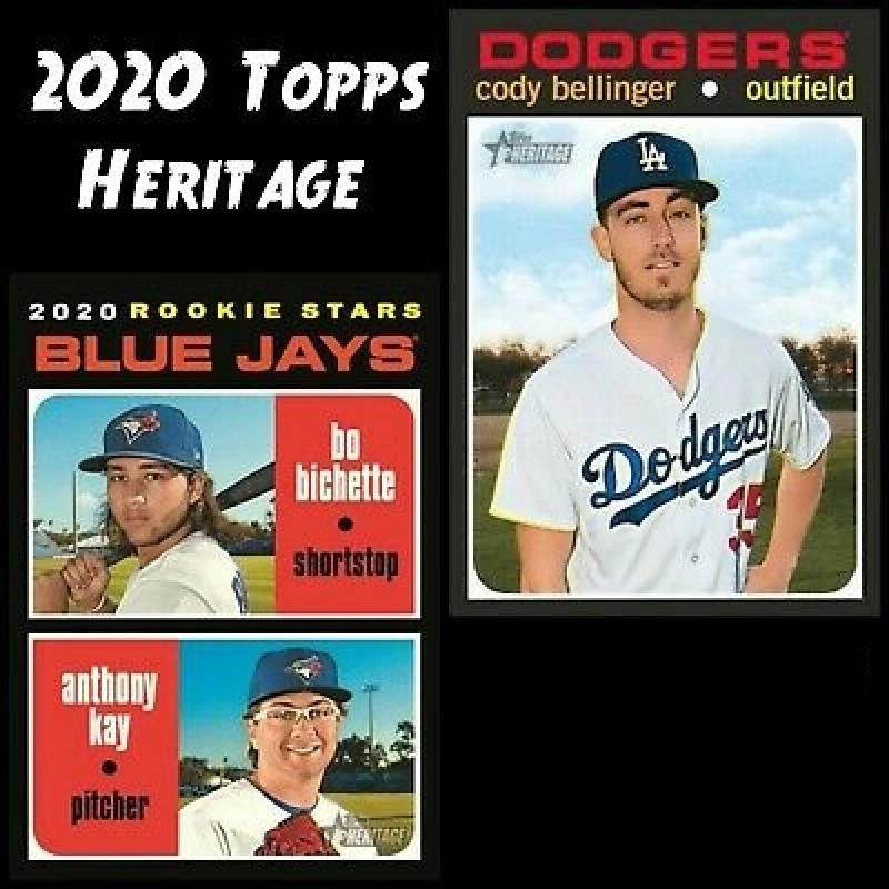 2020 Topps Heritage MLB Baseball Trading Cards Pick From List 251-500 W/Rookies - Image 1 of 1