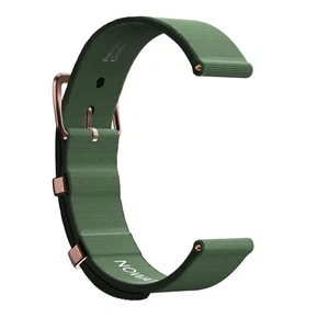 Nowatch Kelp Green Woven Strap - Rosé Finish - Picture 1 of 2