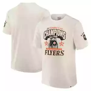 Philadelphia Flyers NHL Decades Timeless Cream S.S. T-Shirt by Fanatics/2XL/NWT! - Picture 1 of 3