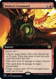 Mishra's Command - Extended Art R Magic The Brothers' War casi nuevo, inglés - Imagen 1 de 1