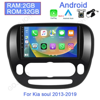 Android 13 For Kia Soul 2013-2019 Car Stereo Radio GPS Navigation apple CarPlay - Image 1 of 4