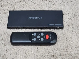 Avidgram 8K 60Hz HDMI Switcher 4 In 1 Out with Remote New Open Box - Free Ship! - Picture 1 of 6