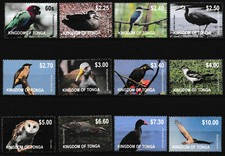 Tonga - Freimarken Vögel Satz postfrisch 2012 Mi. 1754-1765
