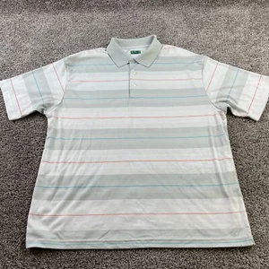 Ben Hogan Polo Shirt Adult 2XL XXL Gray White Golf Golfer Golfing Rugby Men A11 - Picture 1 of 9