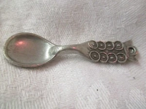 Vintage Norway Norge Pewter Salt Spoon TPB - Picture 1 of 3