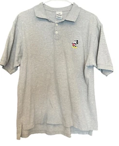 Disney Herren Medium Vintage Polo bestickt Mickey Mouse Kurzarm Shirt - Bild 1 von 6