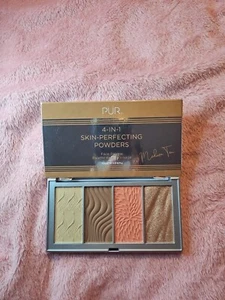 PUR 4-in-1 Skin Perfecting Face Powders Palette Medium Tan .53oz/15g Full Sz $34 - Picture 1 of 5