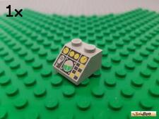 LEGO® 1Stk Dachstein / Schrägstein 2x2 45° alt hellgrau bedruckt 3039