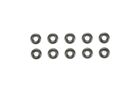 Tamiya 84195 RC 3mm O-Ring (10pcs,Black)For 1/10 Car Body/Damper 1/14 Truck - Image 1 of 1