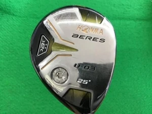 HONMA GOLF BERES U-03 Hybrid Utility 25deg Flex-R 2STAR ARMRQ 8 49 No H/C F/S - Picture 1 of 5